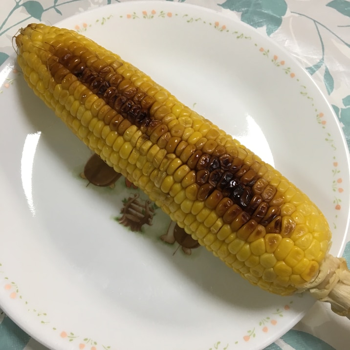 生とうもろこしで☆バター醤油の焼きとうもろこし☆